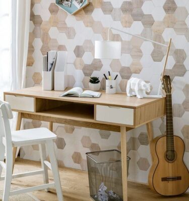 Tomettes Terracotta Tile Wall Panel (375mm x 2600mm x 8mm)